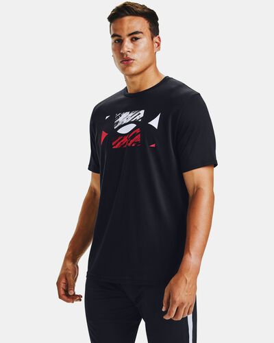 Men's UA Big Logo Sketch Short Sleeve