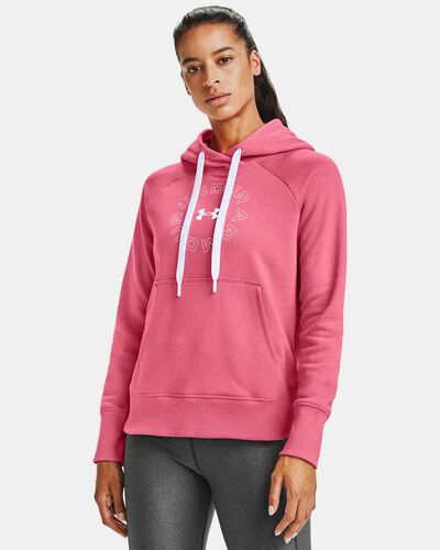 Women's UA Rival Fleece Metallic Hoodie