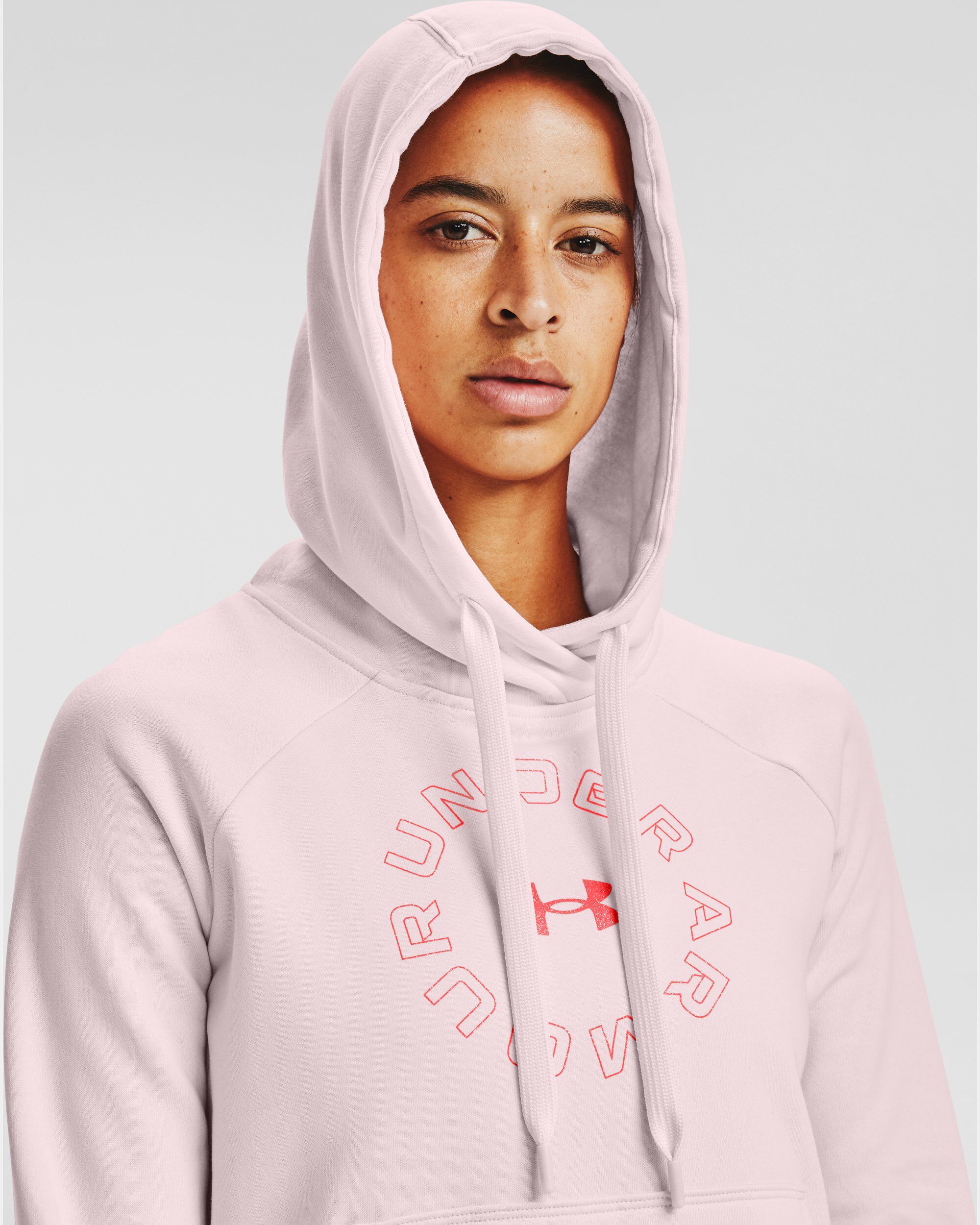 Women's ua rival fleece metallic hoodie outlet