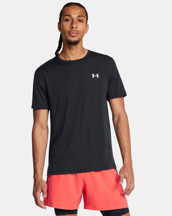 Men's UA Launch Camo Short Sleeve image number 0