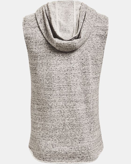 Men's Project Rock Terry Sleeveless Hoodie image number 6
