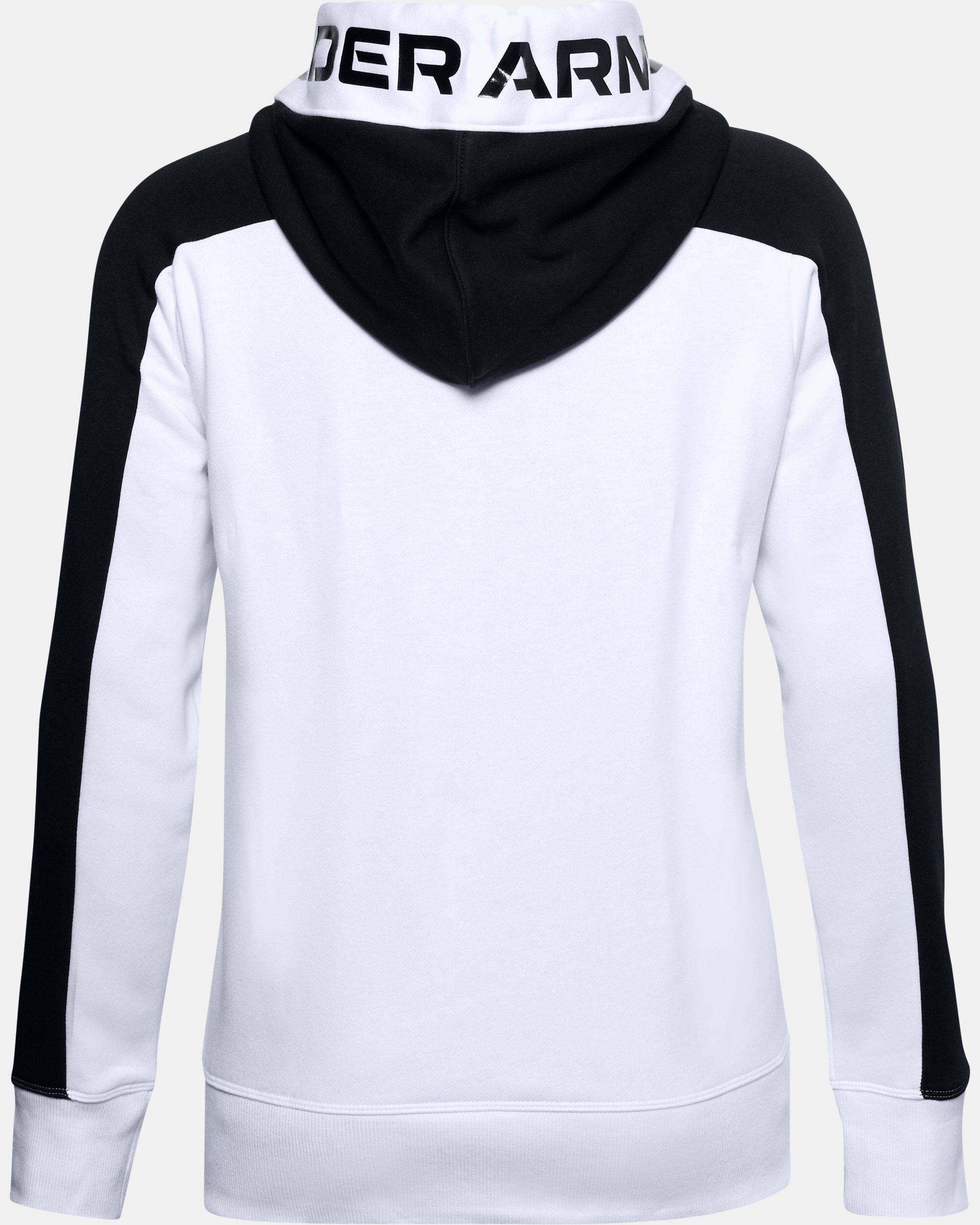 Under armour women's rival fleece shop graphic colorblock hoodi