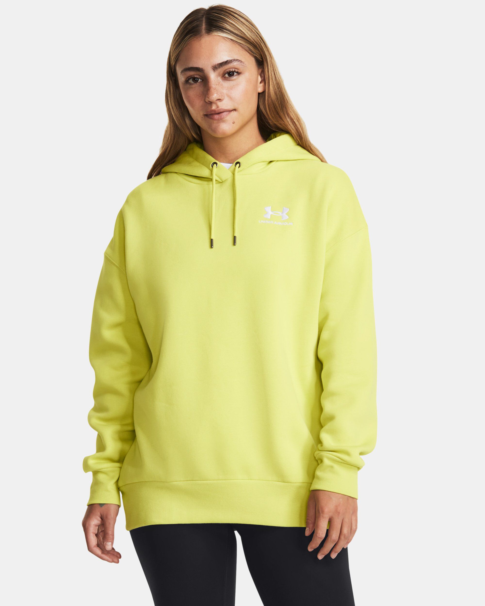 Yellow oversized hoodie women's outlet