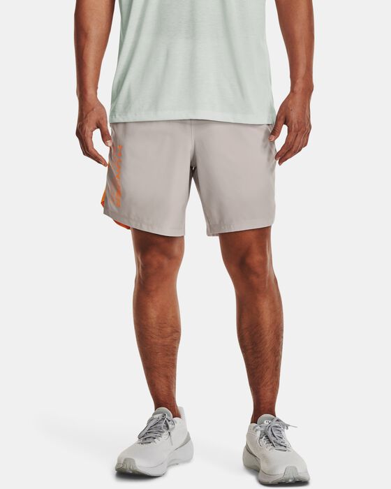 Men's UA Launch SW 7'' Wordmark Shorts image number 0