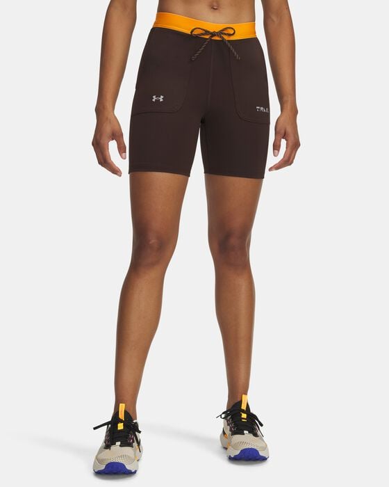 Women's UA Trail Run Fitted Shorts image number 0