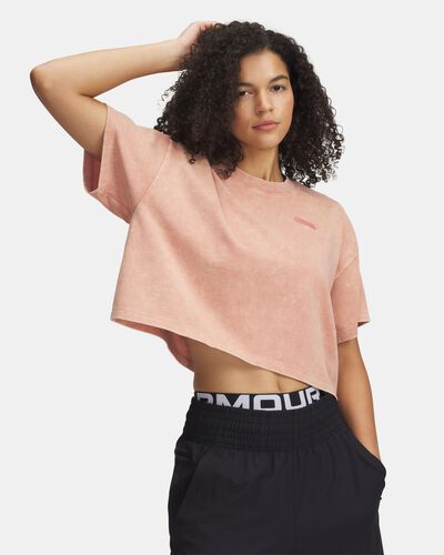 Women's UA Heavyweight Wash Short Sleeve