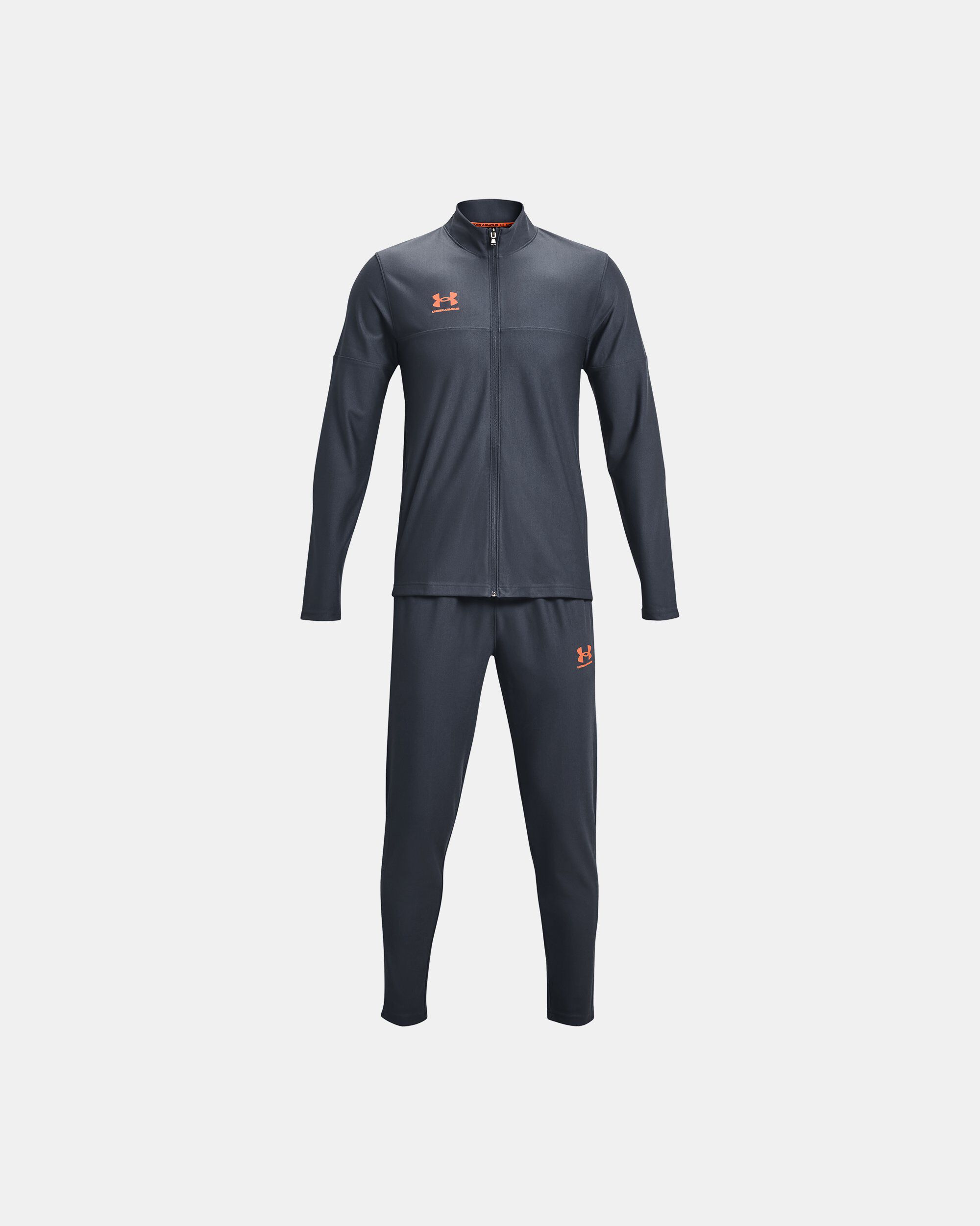 Under armour challenger tracksuit grey best sale