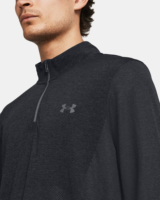 Men's UA Seamless Stride ¼ Zip image number 2