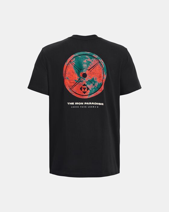 Men's Project Rock Globe Heavyweight Short Sleeve image number 5