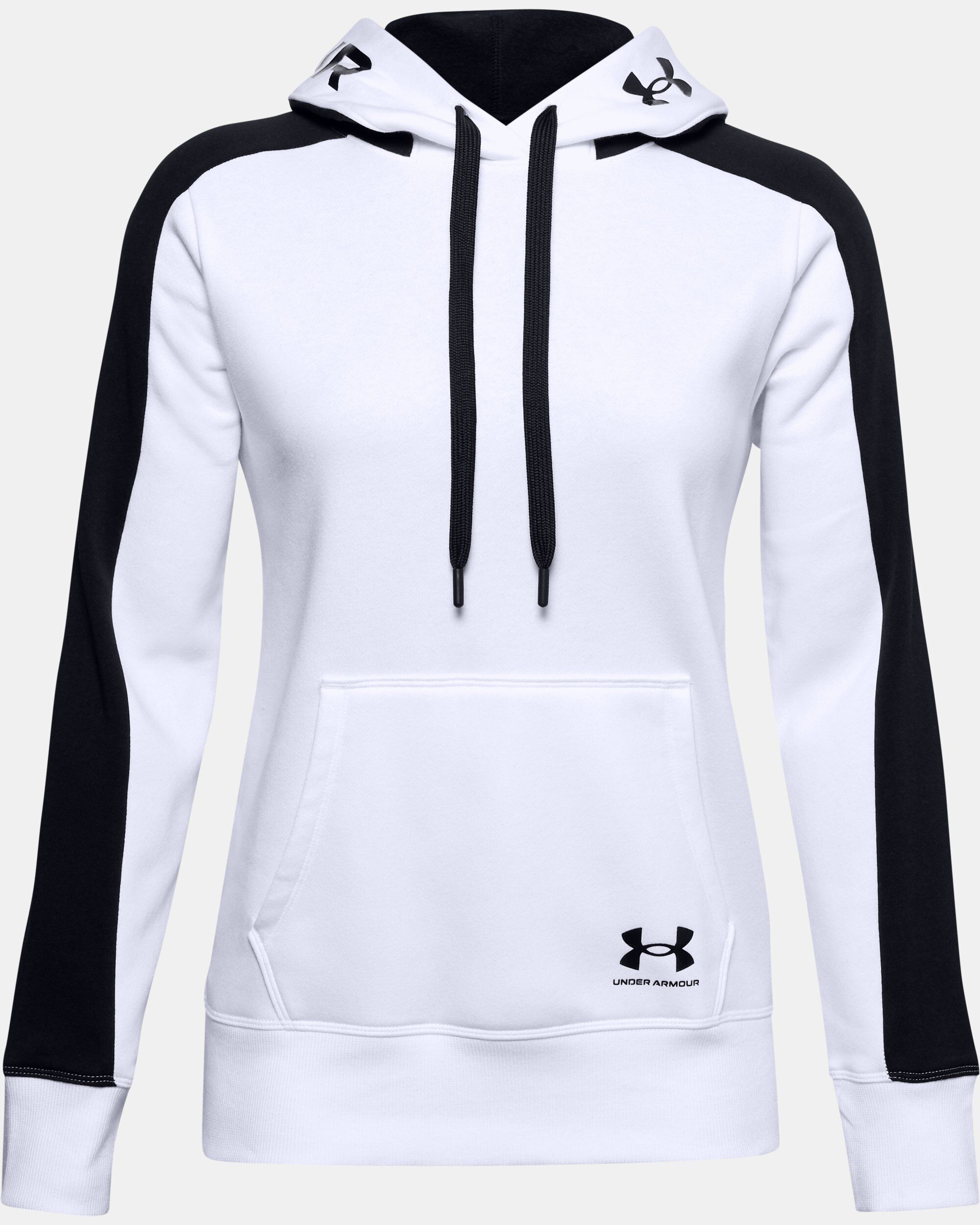 Under Armour Women s UA Rival Fleece Graphic Colorblock Hoodie