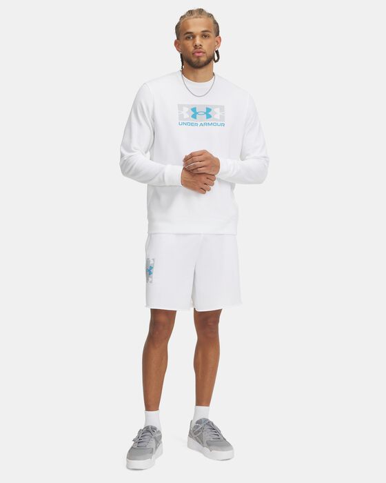 Men's UA Rival Terry Logo 8" Shorts Men's UA Rival Terry Logo 8" Shorts image number 2