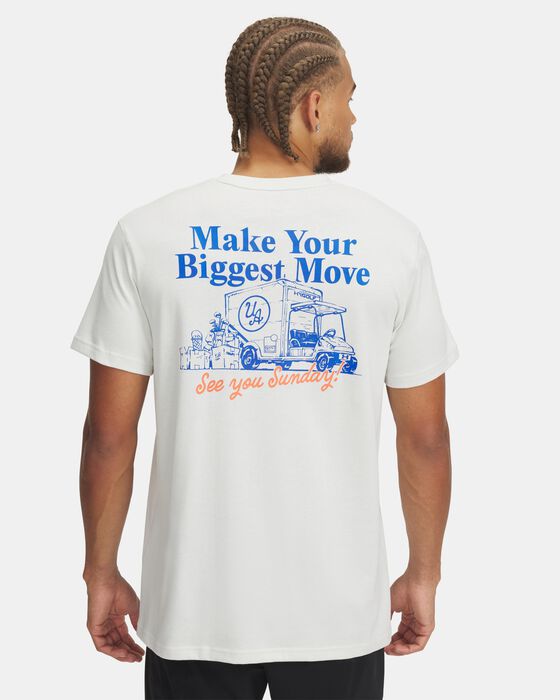 Men's UA Heavyweight Moving Day Illustration Short Sleeve image number 1