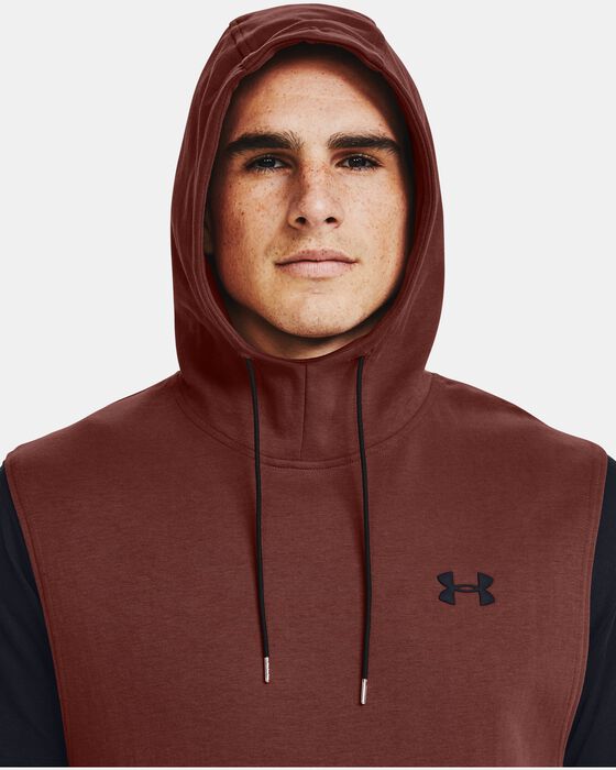 Men's UA Double Knit Sleeveless Hoodie image number 3