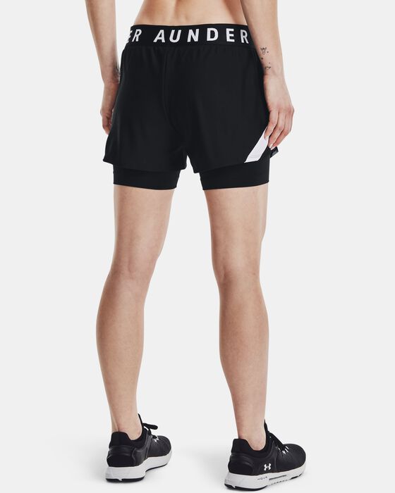 Women's UA Play Up 2-in-1 Shorts image number 2