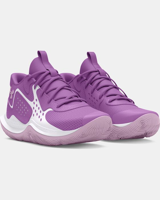 Grade School UA Jet '23 Basketball Shoes image number 3