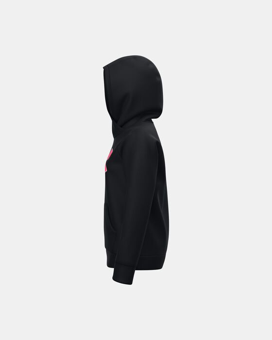 Girls' UA Rival Fleece Logo Hoodie image number 5