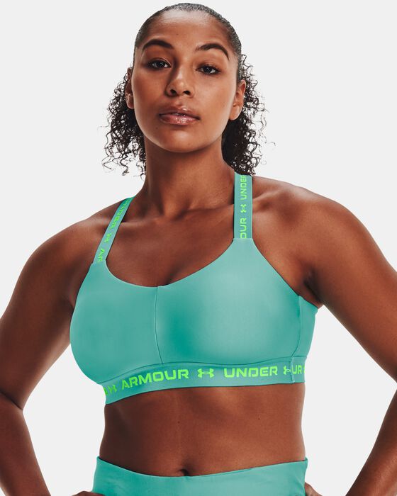 Women's UA Crossback Low Sports Bra image number 3