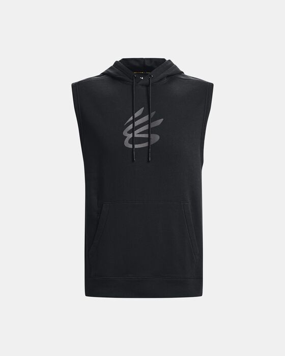 Men's Curry Fleece Sleeveless Hoodie image number 4