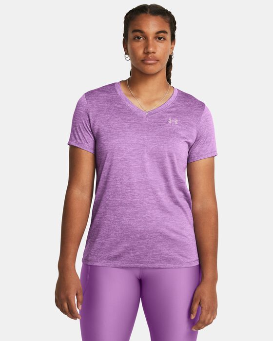 Women's UA Tech™ Twist V-Neck Short Sleeve image number 0