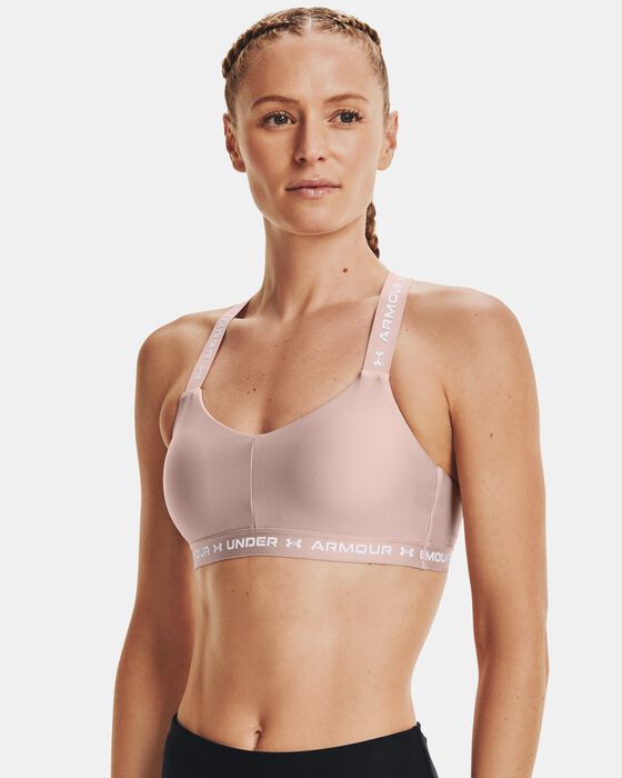 Women's UA Crossback Low Sports Bra image number 1