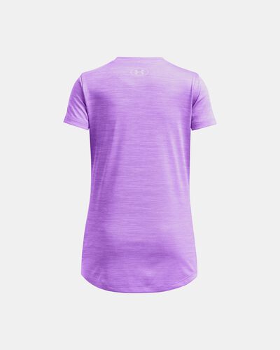 Girls' UA Tech™ Twist Wordmark Logo Short Sleeve