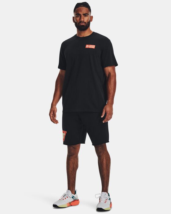 Men's Project Rock Globe Heavyweight Short Sleeve image number 2
