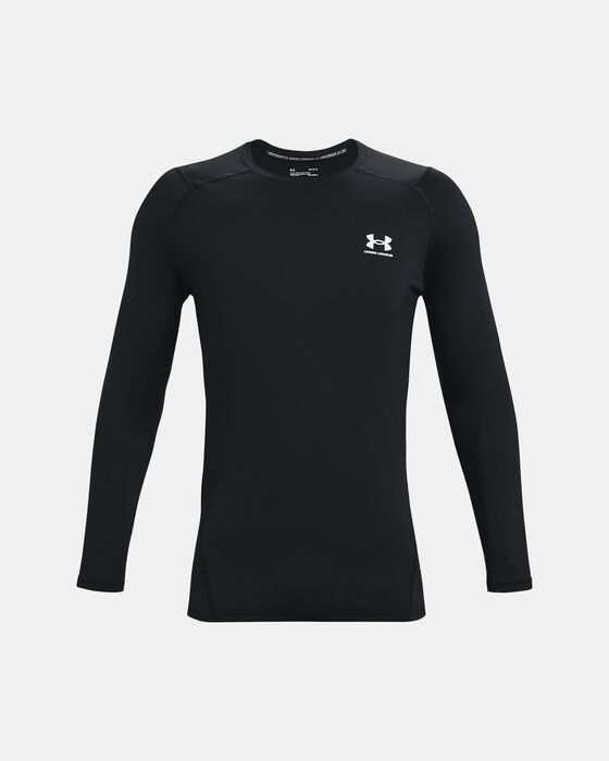 Men's HeatGear® Armour Fitted Long Sleeve image number 4