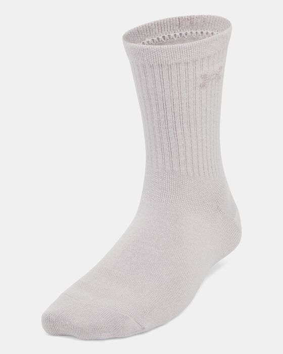 Women's UA Essential 3-Pack Mid Crew Socks image number 1