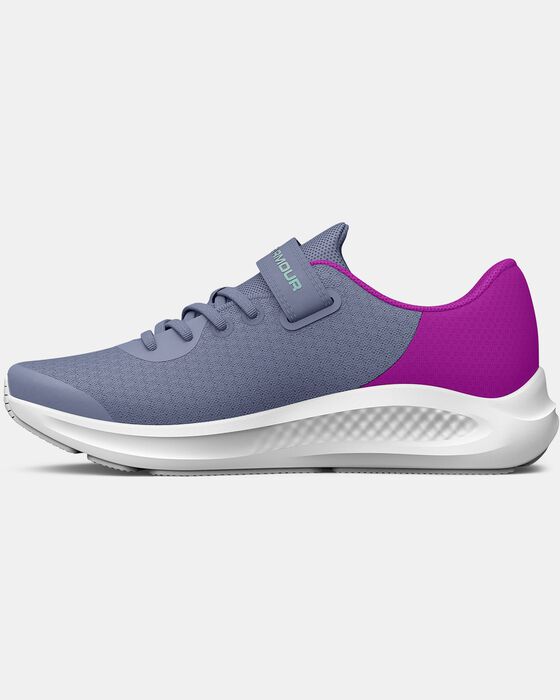 Girls' Pre-School UA Pursuit 3 AC Running Shoes image number 1