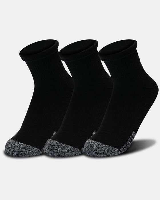 Unisex HeatGear® Quarter Socks 3-Pack image number 0