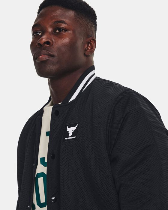 Men's Project Rock Mesh Varsity Jacket image number 4