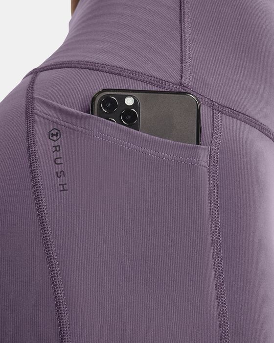 Women's UA RUSH™ No-Slip Waistband Full-Length Leggings image number 4