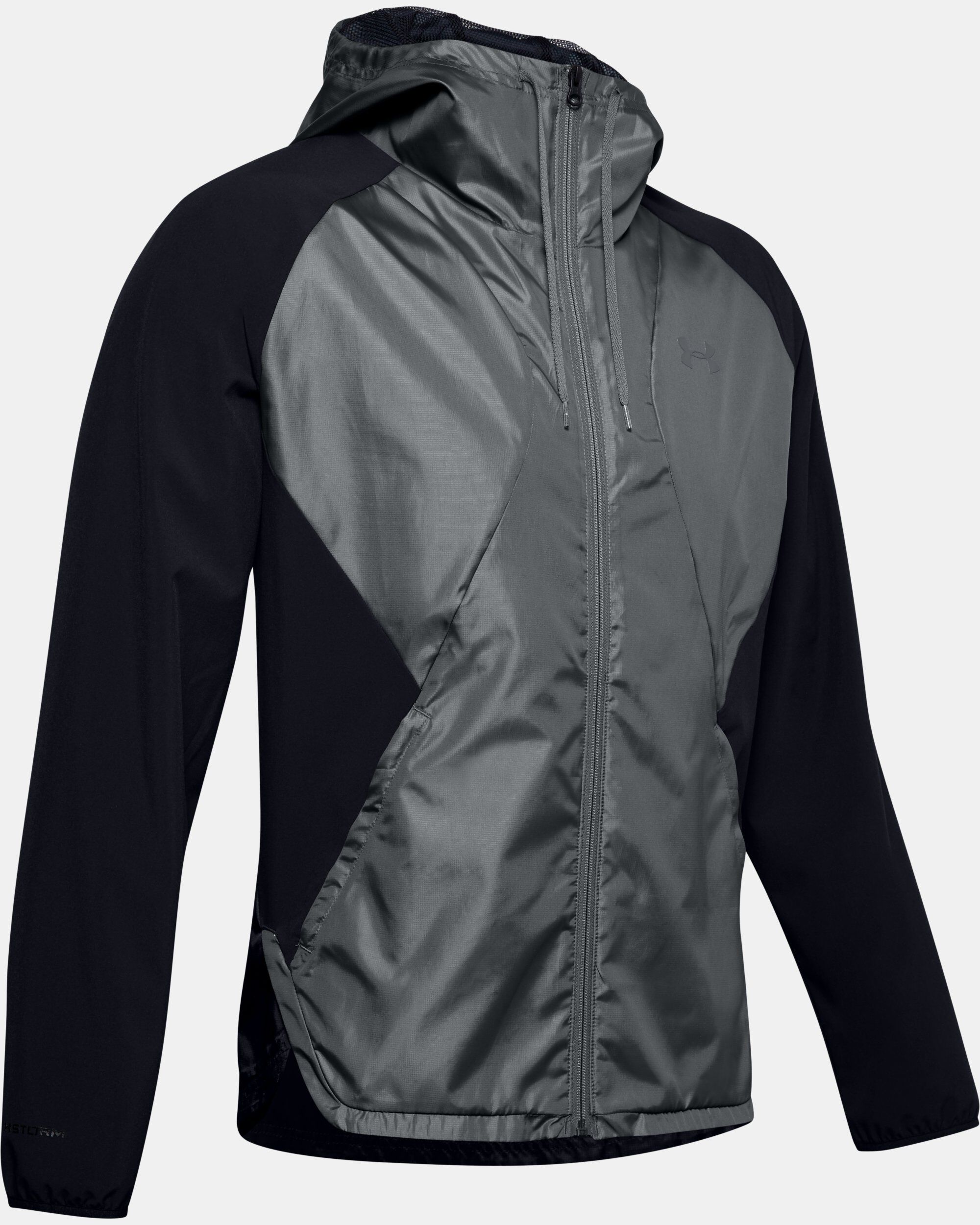 Men's ua stretch sale woven full zip jacket