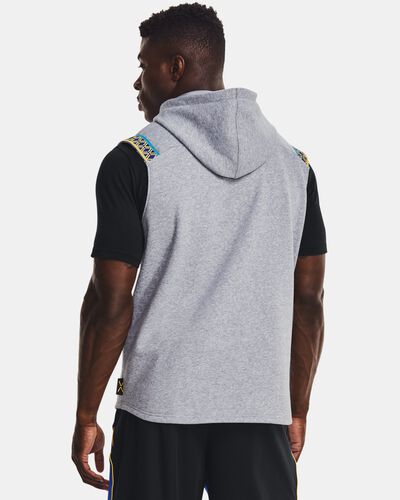 Men's Curry Fleece Sleeveless Hoodie
