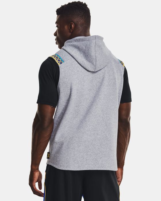 Men's Curry Fleece Sleeveless Hoodie image number 1