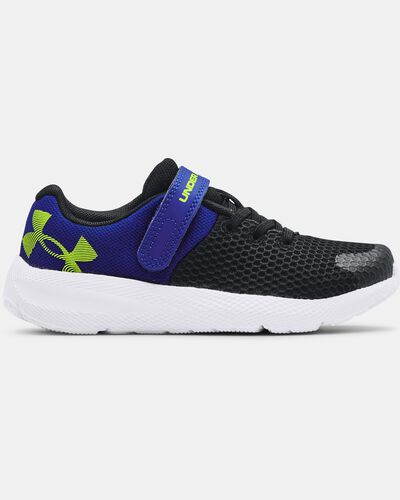 Boys' Pre-School UA Pursuit 2 AC Big Logo Running Shoes