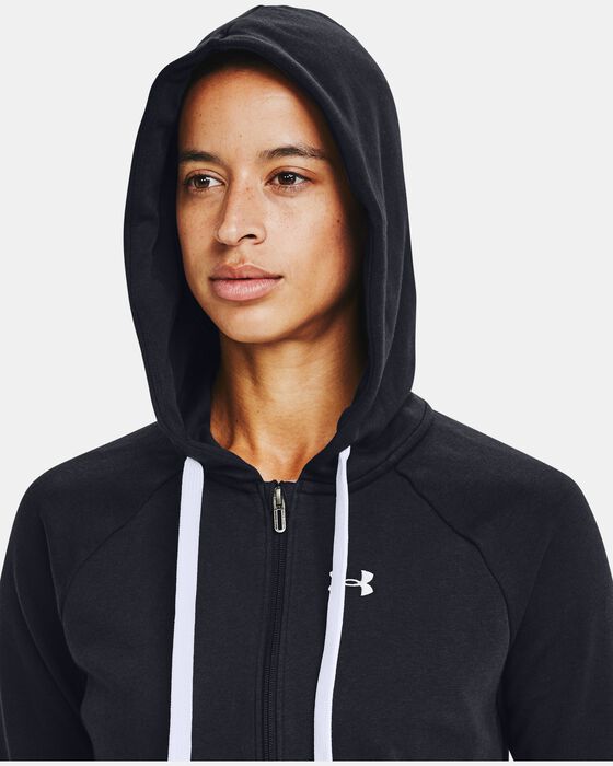 Women's UA Rival Terry Full Zip image number 3