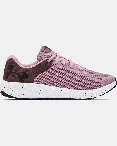 Women's UA Charged Pursuit 2 Big Logo Speckle Running Shoes