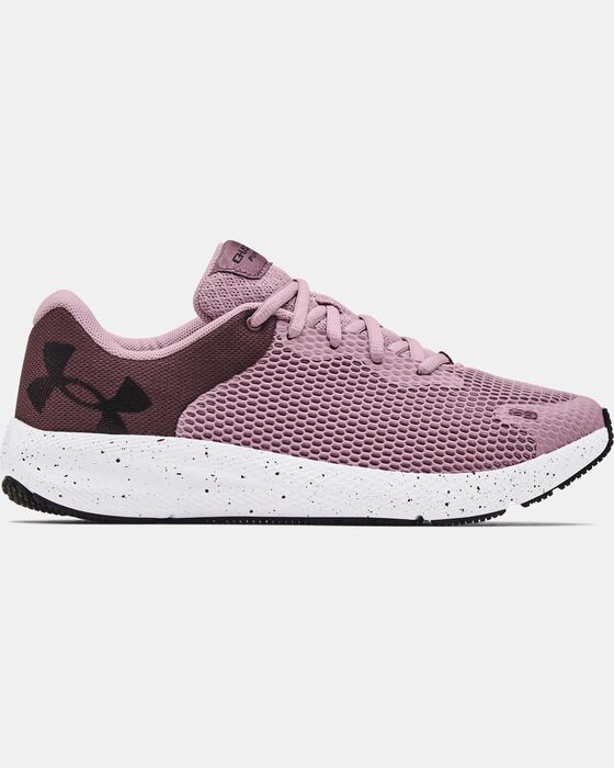 Women's UA Charged Pursuit 2 Big Logo Speckle Running Shoes image number 0