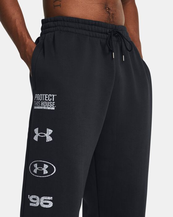 Men's UA Icon Fleece Puddle Pants image number 4