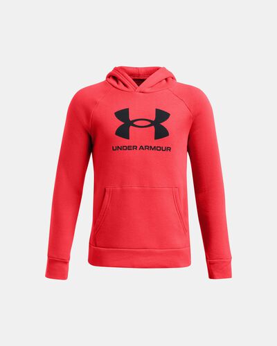 Boys' UA Rival Fleece Big Logo Hoodie
