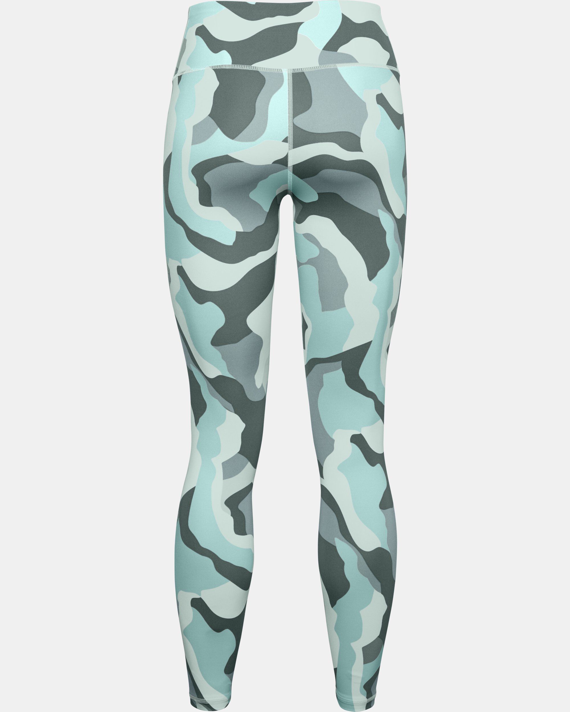 Under Armour Women s UA RUSH HeatGear Camo Leggings Blue in