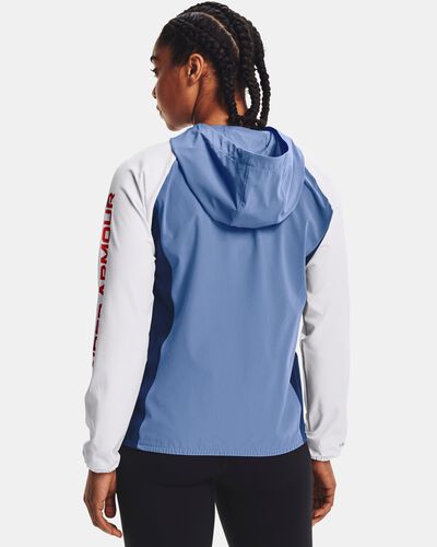 Women's UA Woven Colorblock Wordmark Jacket