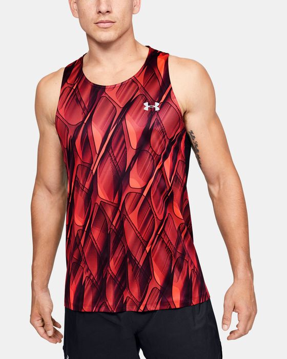 Men's UA Qualifier Iso-Chill Printed Singlet image number 1