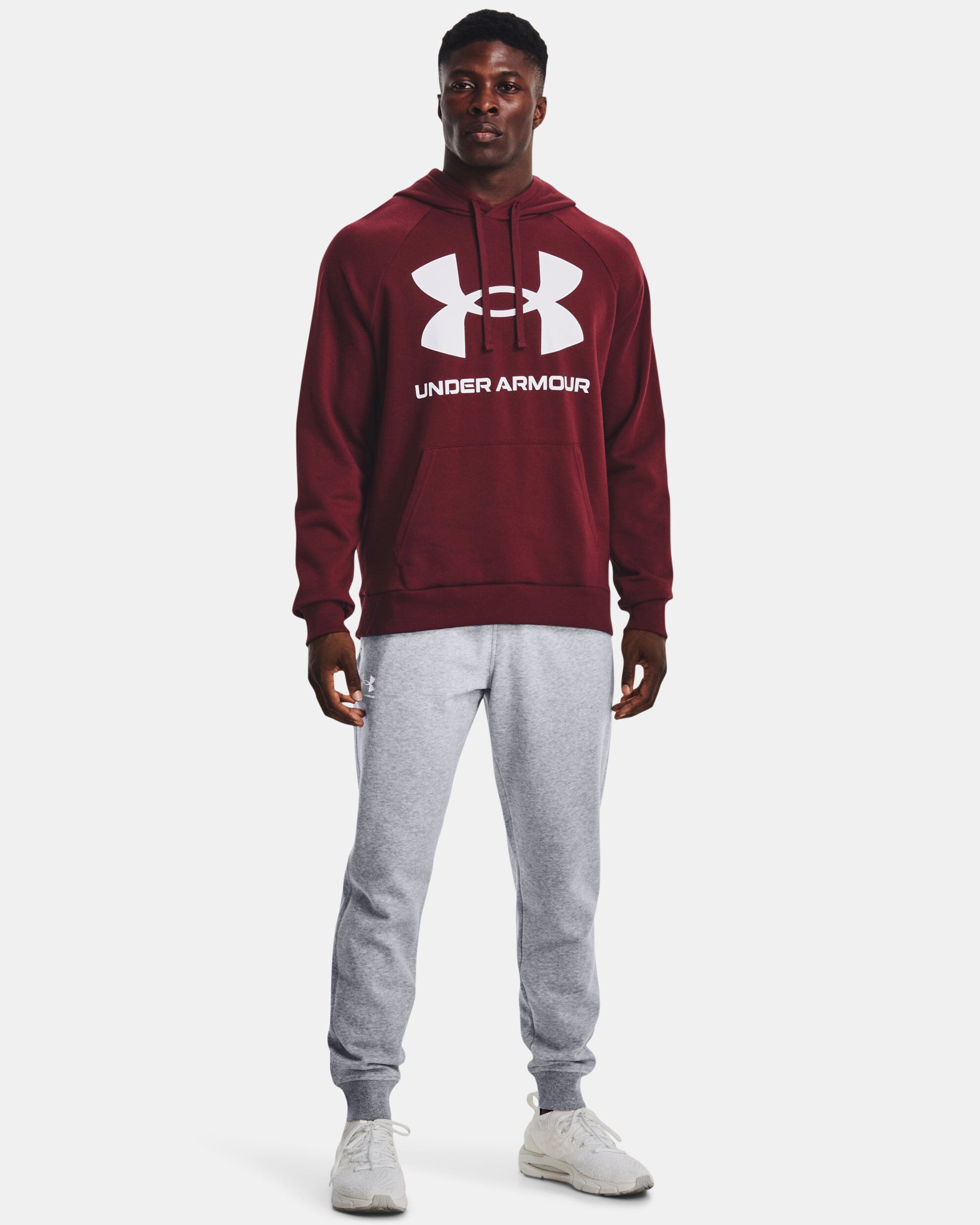 Men's ua rival best sale fleece logo hoodie