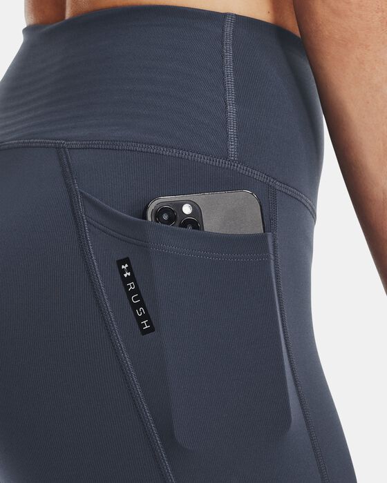 Women's UA RUSH™ No-Slip Waistband Full-Length Leggings image number 3