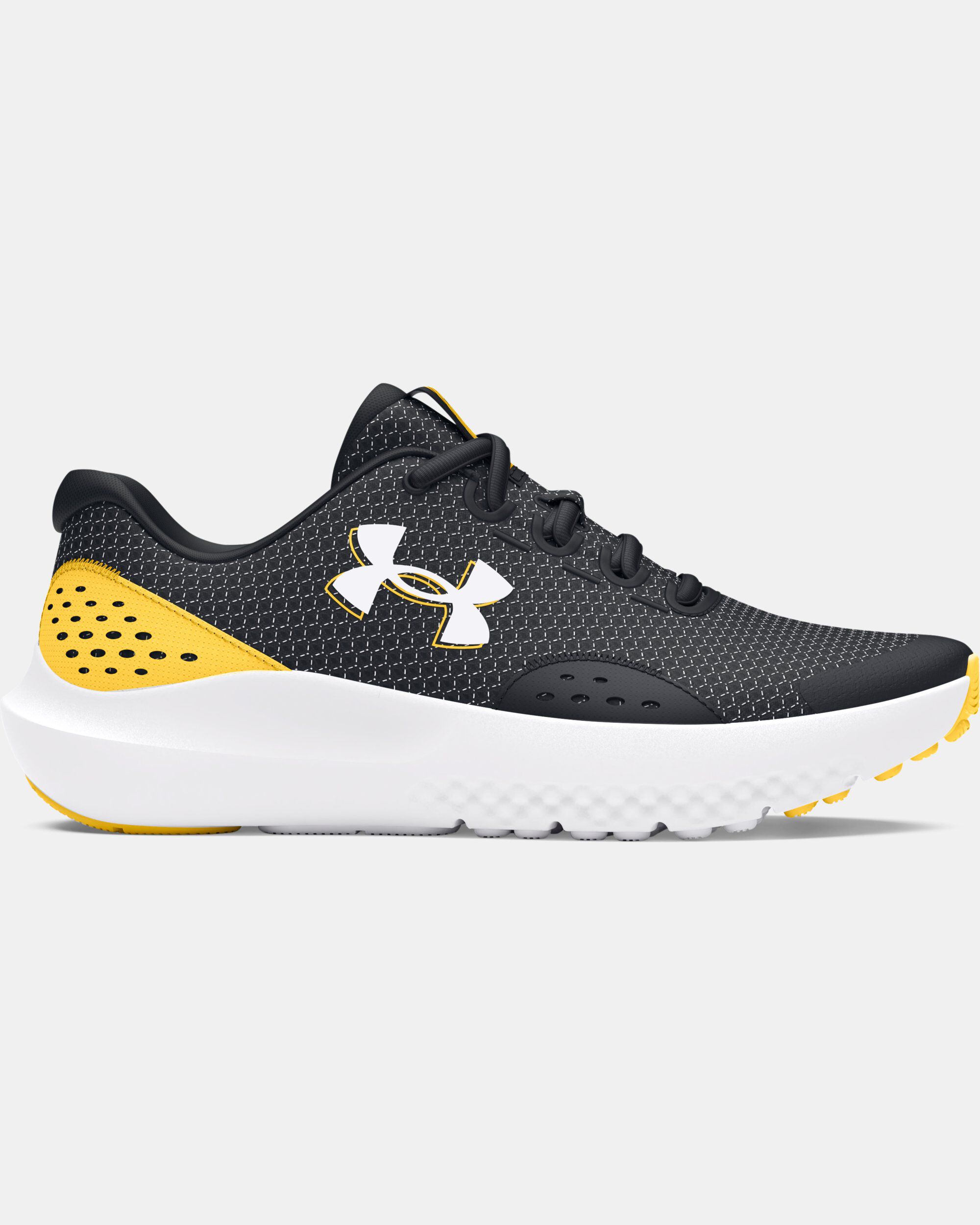 Buy Boys Grade School UA Surge 4 Running Shoes Black in Dubai UAE Under Armour