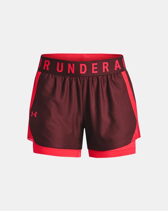 Women's UA Play Up 2-in-1 Shorts image number 4