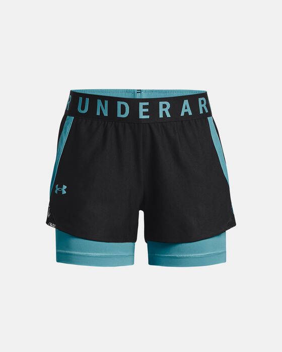 Women's UA Play Up 2-in-1 Shorts image number 4