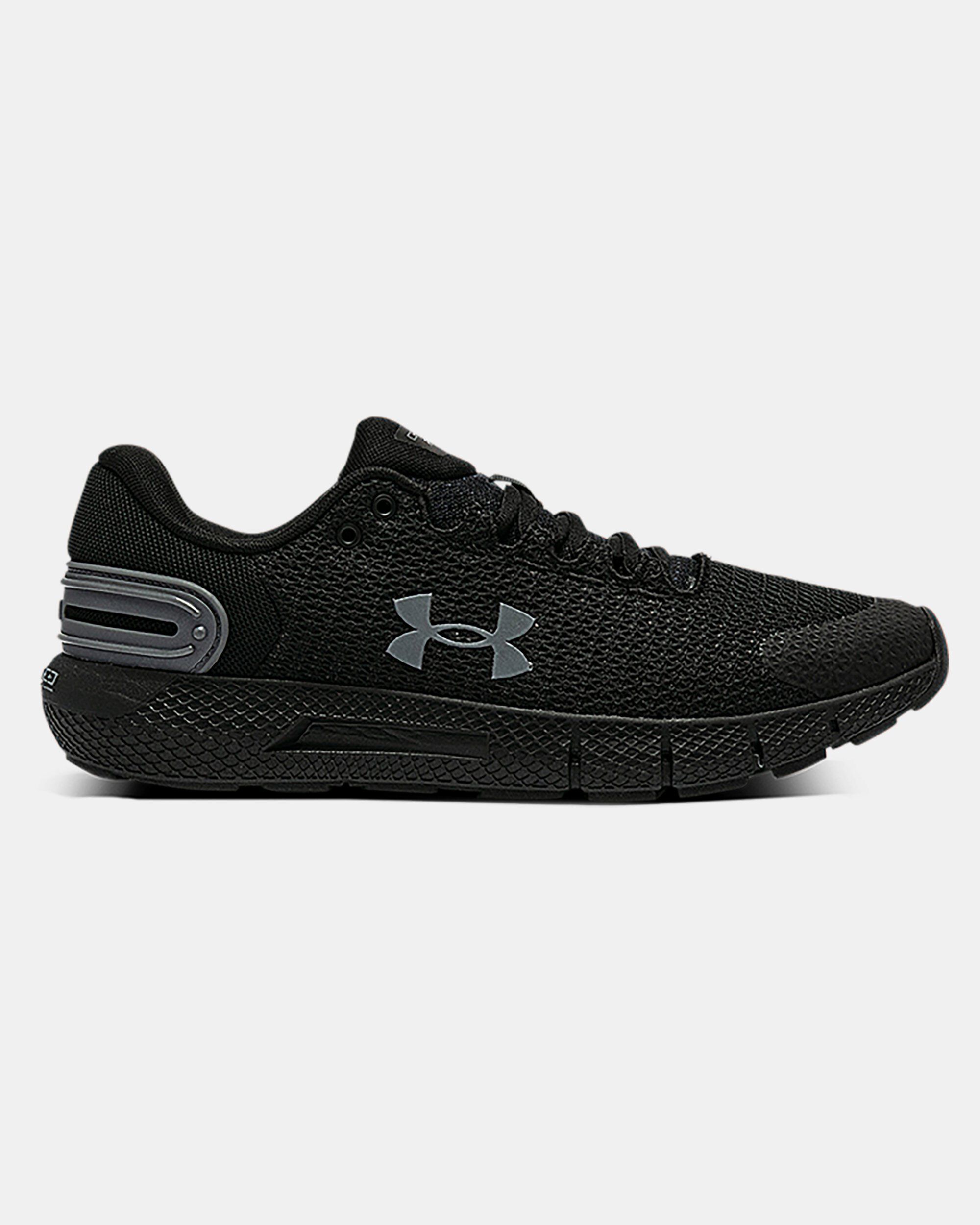 Under armour all clearance black running shoes